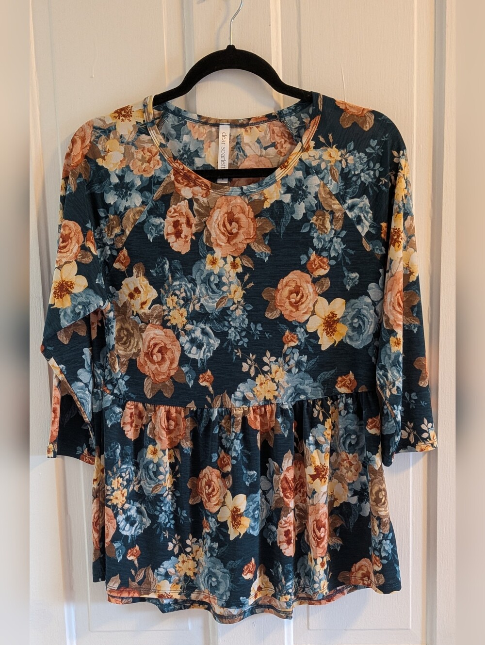 Dear Scarlett Floral Babydoll Top